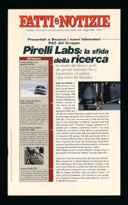 Pirelli Labs: la sfida della ricerca