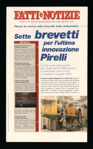 Sette brevetti per l'ultima innovazione Pirelli