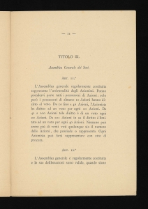 Statuto della società in accomandita per azioni Pirelli & C. in Milano per la lavorazione della gomma elastica e della guttaperca con durata dal 15 maggio 1883 al 31 dicembre 1907