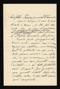 Lettera di Giovanni Battista Pirelli a Costanzo Chauvet