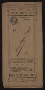 Four maps of the Touring Club Ciclistico Italiano