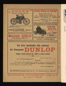 Esposizione Internazionale di Automobili sotto il Patronato di S. M. il Re d'Italia - Torino 6 - 21 febbraio 1904