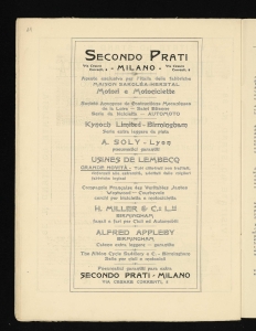 Esposizione Internazionale di Automobili sotto il Patronato di S. M. il Re d'Italia - Torino 6 - 21 febbraio 1904
