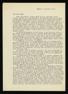 Lettere inviate da Alberto Pirelli a Giovanni Battista Pirelli