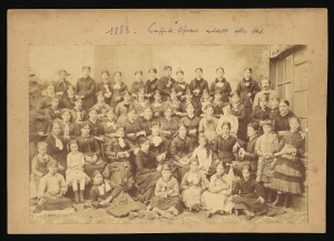 1883 - Gruppo di operaie addette allo Stab.