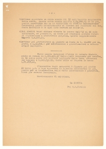 Lettera di Giovanni Battista Pirelli alla succursale di Villanueva y Geltrù