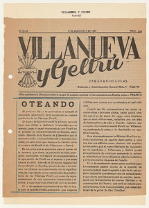 Rassegna stampa del cinquantenario dello stabilimento Pirelli di Villanueva y Geltr&uacute;