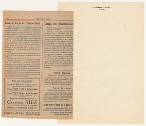 Rassegna stampa del cinquantenario dello stabilimento Pirelli di Villanueva y Geltr&uacute;