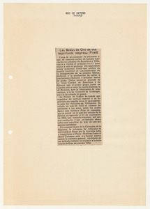 Rassegna stampa del cinquantenario dello stabilimento Pirelli di Villanueva y Geltr&uacute;