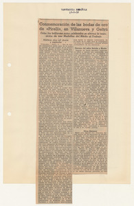 Rassegna stampa del cinquantenario dello stabilimento Pirelli di Villanueva y Geltr&uacute;