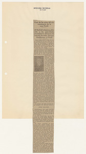 Rassegna stampa del cinquantenario dello stabilimento Pirelli di Villanueva y Geltr&uacute;