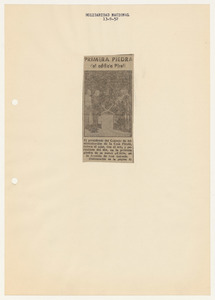 Rassegna stampa del cinquantenario dello stabilimento Pirelli di Villanueva y Geltr&uacute;