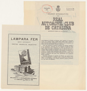 Rassegna stampa del cinquantenario dello stabilimento Pirelli di Villanueva y Geltr&uacute;