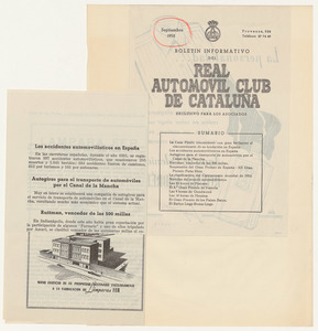 Rassegna stampa del cinquantenario dello stabilimento Pirelli di Villanueva y Geltr&uacute;