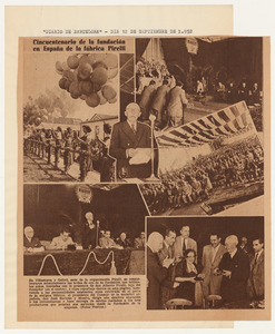 Rassegna stampa del cinquantenario dello stabilimento Pirelli di Villanueva y Geltr&uacute;