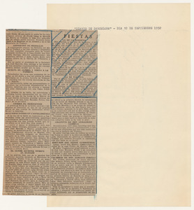 Rassegna stampa del cinquantenario dello stabilimento Pirelli di Villanueva y Geltr&uacute;