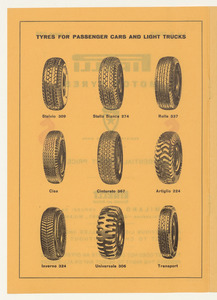 Pirelli motor tyres
