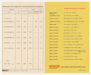 Pneumatici per biciclette e furgoncini