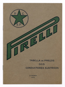 &#34;Tabella de preços dos conductores electricos&#34;