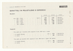 Articoli in polietilene