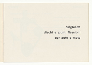 Cinghiette, dischi e giunti flessibili per auto e moto
