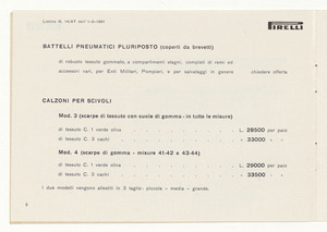 Articoli per lavori e sports nautici e subacquei