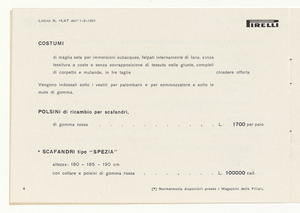 Articoli per lavori e sports nautici e subacquei