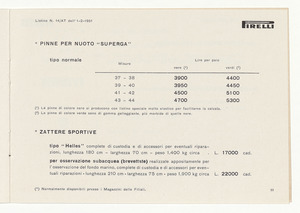 Articoli per lavori e sports nautici e subacquei