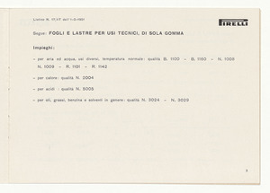 Fogli, lastre, liste e articoli tecnici derivati