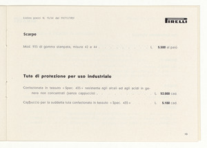 Articoli di produzione per usi industriali