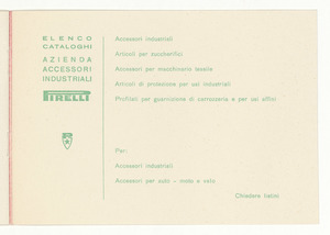 Articoli di produzione per usi industriali