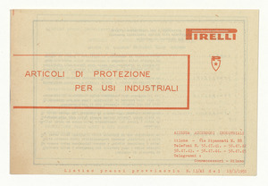 Articoli di protezione per usi industriali