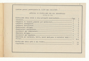 Articoli di protezione per usi industriali