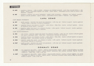 Impermeabili non gommati cotone e lana - gommati civili - resinati