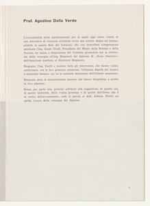 Pubblicazioni e stampa commemorative, consegna medaglia Faraday, cariche ing. Emanueli