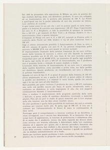 Pubblicazioni e stampa commemorative, consegna medaglia Faraday, cariche ing. Emanueli