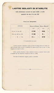 Materiali isolanti ed accessori per impianti elettrici e loro esercizio