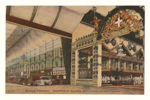 Cartoline postali dell'Esposizione Internazionale di Bruxelles del 1910