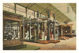 Cartoline postali dell'Esposizione Internazionale di Bruxelles del 1910