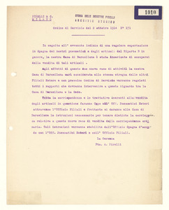 Ordine di servizio del 2 ottobre 1914  n. 171