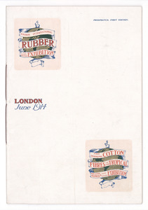 Esposizione della gomma/Londra (Giugno 1914)