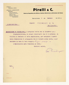 Esposizione Intern. le delle Industrie Elettriche/Barcellona 1915