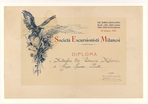 Societ&agrave; Escursionisti Milanesi/Diploma