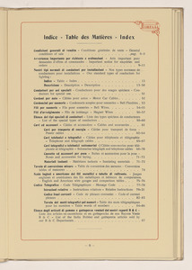 Conduttori Elettrici Isolati/Conducteurs Electriques Isol&eacute;s/Insulated electric Conductors