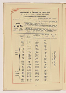 Conduttori Elettrici Isolati/Conducteurs Electriques Isol&eacute;s/Insulated electric Conductors