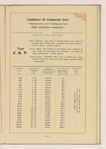 Conduttori Elettrici Isolati/Conducteurs Electriques Isol&eacute;s/Insulated electric Conductors