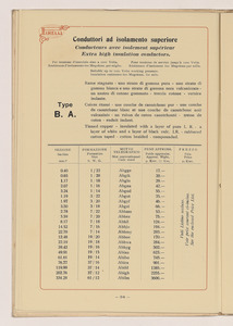 Conduttori Elettrici Isolati/Conducteurs Electriques Isol&eacute;s/Insulated electric Conductors