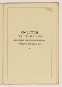 Conduttori Elettrici Isolati/Conducteurs Electriques Isol&eacute;s/Insulated electric Conductors