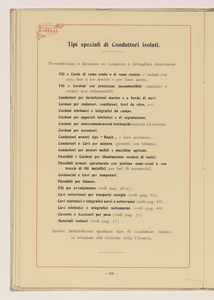 Conduttori Elettrici Isolati/Conducteurs Electriques Isol&eacute;s/Insulated electric Conductors