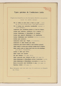 Conduttori Elettrici Isolati/Conducteurs Electriques Isol&eacute;s/Insulated electric Conductors